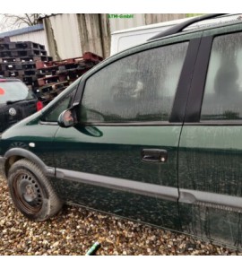 Tür vorne links Opel Zafira A Farbcode Z359 Farbe Grün Dschungelgrün