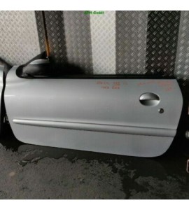 Tür Peugeot 206cc vorne links Farbcode EZR Farbe Gris Grau Aluminium Metallic