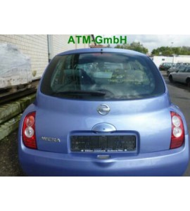 Heckklappe Nissan Micra K12 5 türig Farbcode T12 Farbe Cornflow Blue Blau