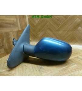 Außenspiegel Seitenspiegel mechanisch links Renault Megane 1 Blau Britax 014008