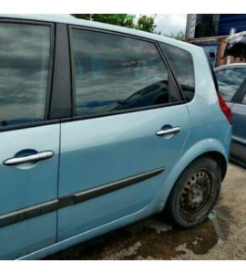 Tür hinten links Renault Grand Scenic 2 II Farbcode TERNK Farbe Blau Iceberg