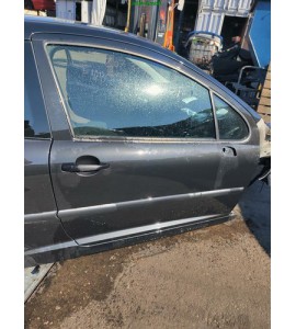 Tür Peugeot 207 3 türig rechts Farbcode EXLD Farbe Noir Obsidien Pearl Schwarz