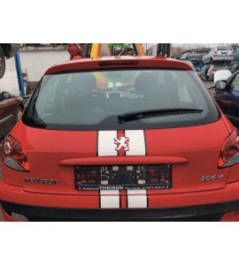 Heckklappe Peugeot 206+ 5 türig Farbcode KKN Farbe Rouge Aden Rot