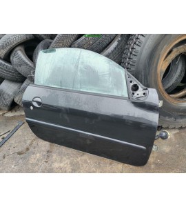 Tür rechts Peugeot 206cc Farbcode EXL Farbe Noir Obsidian Nacht Schwarz