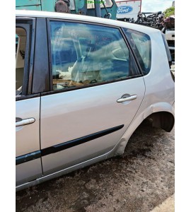 Tür hinten links Renault Scenic 2 II Farbcode TED69 Gris Platine Metallic Grau