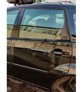 Tür hinten links Ford Fiesta 5 V 5 türig Farbcode D2 Metallic Panther Black