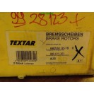 Bremsscheibe vorne x 2 Stück Textar 9820005780 Audi 80 256