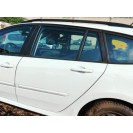 Tür hinten links Renault Laguna 3 III Farbcode DV369 Blanc Glacier Arktisweiss