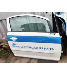 Tür rechts Opel Corsa D 3 türig Farbcode Z474 Farbe Casablanca Weiss White