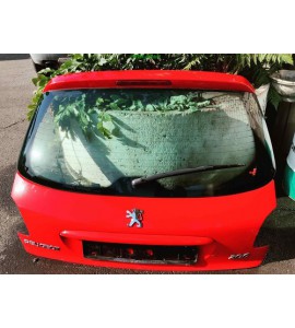 Heckklappe Peugeot 206 3 türig Farbcode KKN Farbe Rot Rouge Aden