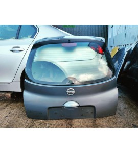 Heckklappe Nissan Micra 3 III K12 3 türig Farbe KY5 Farbe Techno Grey Grau