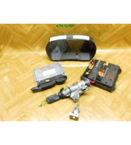 Tacho Steuergerät Sicherungskasten Schlüssel Zündschloss VW Polo 9N3 150.000 KM