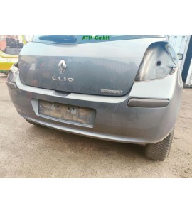 Stoßstange hinten Renault Clio 3 III 5 türig Farbcode TJ47 Blau Bleu Gris