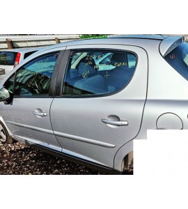 Tür hinten links Peugeot 207 5 türig Farbcode EZRC Aluminium Grau Metallic