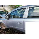 Tür vorne links Opel Corsa D 5 türig Farbcode Z163 Grau Lichtsilber Metallic