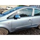 Tür vorne links Opel Corsa D 5 türig Farbcode Z163 Grau Lichtsilber Metallic