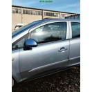 Tür vorne links Opel Corsa D 5 türig Farbcode Z163 Grau Lichtsilber Metallic