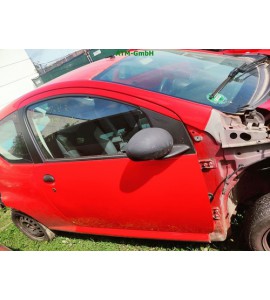 Tür vorne rechts Citroen C1 3 türig Farbcode KJH Farbe Rot Rouge Scarlet Uni