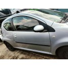 Tür vorne rechts Citroen C1 3 türig Farbcode KTB Grau Silber Silbergrau Metallic