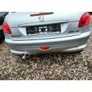 Stoßstange hinten Peugeot 206CC Farbcode EZR Gris Aluminium Metallic Grau