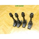 Zündspule Zündspulenset Set x 4 Stück Nissan Micra 3 III K12 Hanshin 22448-AX001