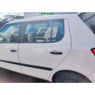 Tür hinten links Skoda Fabia 2 II Farbcode LF9E Candyweiss Bila Candy Weiss