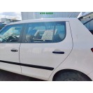 Tür hinten links Skoda Fabia 2 II Farbcode LF9E Candyweiss Bila Candy Weiss