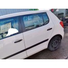 Tür hinten links Skoda Fabia 2 II Farbcode LF9E Candyweiss Bila Candy Weiss