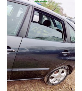 Tür hinten links Seat Ibiza 3 III 6L1 Farbcode LW7Z Gris Track Metallic Grau