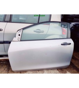 Tür vorne links Mazda 2 II 3 türig Farbcode 22V Grau Sunlight Silber Metallic