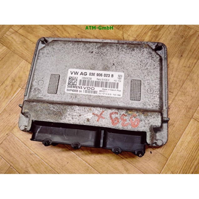 Motorsteuergerät Steuergerät Skoda Fabia 2 II Siemens VDO 03E906023B 5WP40808