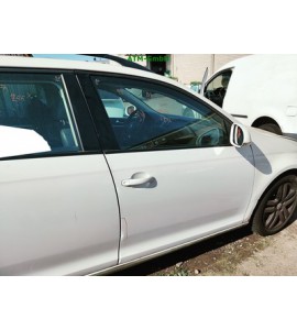 Tür vorne rechts VW Golf 5 V Kombi Farbcode LR9A Farbe Campanellaweiß Weiss