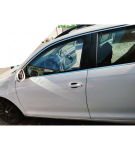 Tür vorne links VW Golf 5 V Kombi Farbcode LR9A Farbe Campanellaweiß Weiss