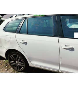 Tür hinten rechts VW Golf 5 V Kombi Farbcode LR9A Farbe Campanellaweiß Weiss