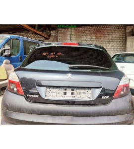 Heckklappe Peugeot 207 3 türig Farbcode EXL Farbe Schwarz Obsidien
