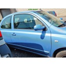Tür rechts Nissan Micra 3 III K12 Farbcode T12 Cornflower Blue Beifahrerseite