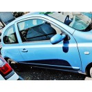 Tür rechts Nissan Micra 3 III K12 Farbcode T12 Cornflower Blue Beifahrerseite