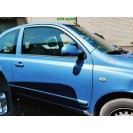 Tür rechts Nissan Micra 3 III K12 Farbcode T12 Cornflower Blue Beifahrerseite
