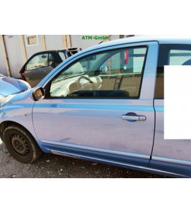 Tür links Nissan Micra 3 III K12 Farbcode T12 Cornflower Blue