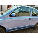 Tür links Nissan Micra 3 III K12 Farbcode T12 Cornflower Blue