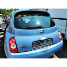 Heckklappe Nissan Micra 3 III K12 Farbcode T12 Cornflower Blue