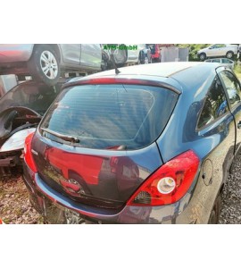 Heckklappe Opel Corsa D 3 türig Farbcode Z168 4XU Farbe Blau Metro Perl M2