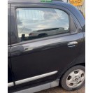 Tür hinten links Chevrolet Matiz Farbe Schwarz