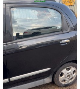 Tür hinten links Chevrolet Matiz Farbe Schwarz