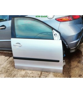 Tür vorne rechts VW Polo 9N 5 türig Farbcode LA7W Grau Reflexsilber Metallic