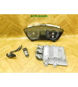 Motorsteuergerät Tacho Zündschloss Schlüssel Ford Fiesta 5 V 7S6112A650EA