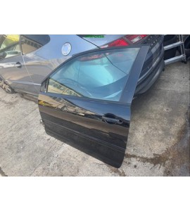 Tür vorne links VW Polo 9N3 3 türig Farbcode L041 Farbe Schwarz