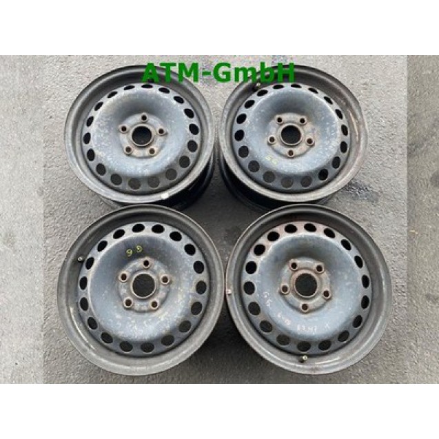 Stahlfelge Felge Felgen VW Golf 6 VI x 4 Stück ET 47 5 Loch 1K0601027C 6 J x 15