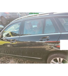 Tür hinten links Mercedes Benz C-Klasse W204 Farbcode 040 Schwarz Uni