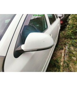 Seitenspiegel links Skoda Octavia 2 Farbcode LF9E Candyweiss Bila Blanco